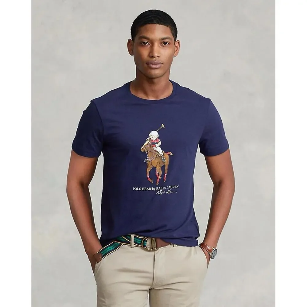 Polo Ralph Lauren Men’s Polo Bear & Big Pony Classic Preppy Shortsleeve Sz S